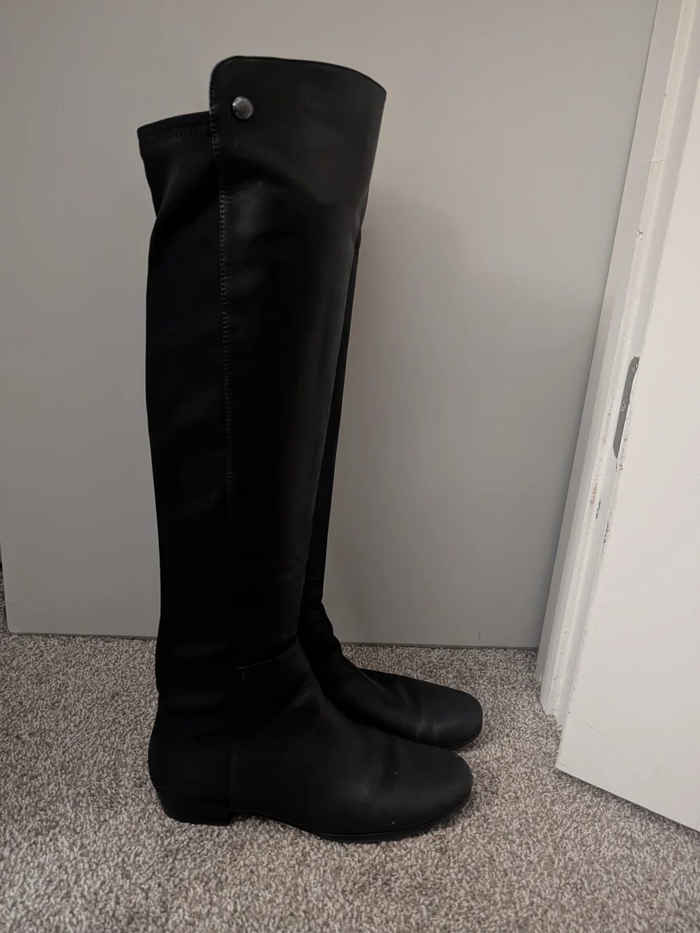 Vince Camuto Black Over-the-Knee Riding Boots